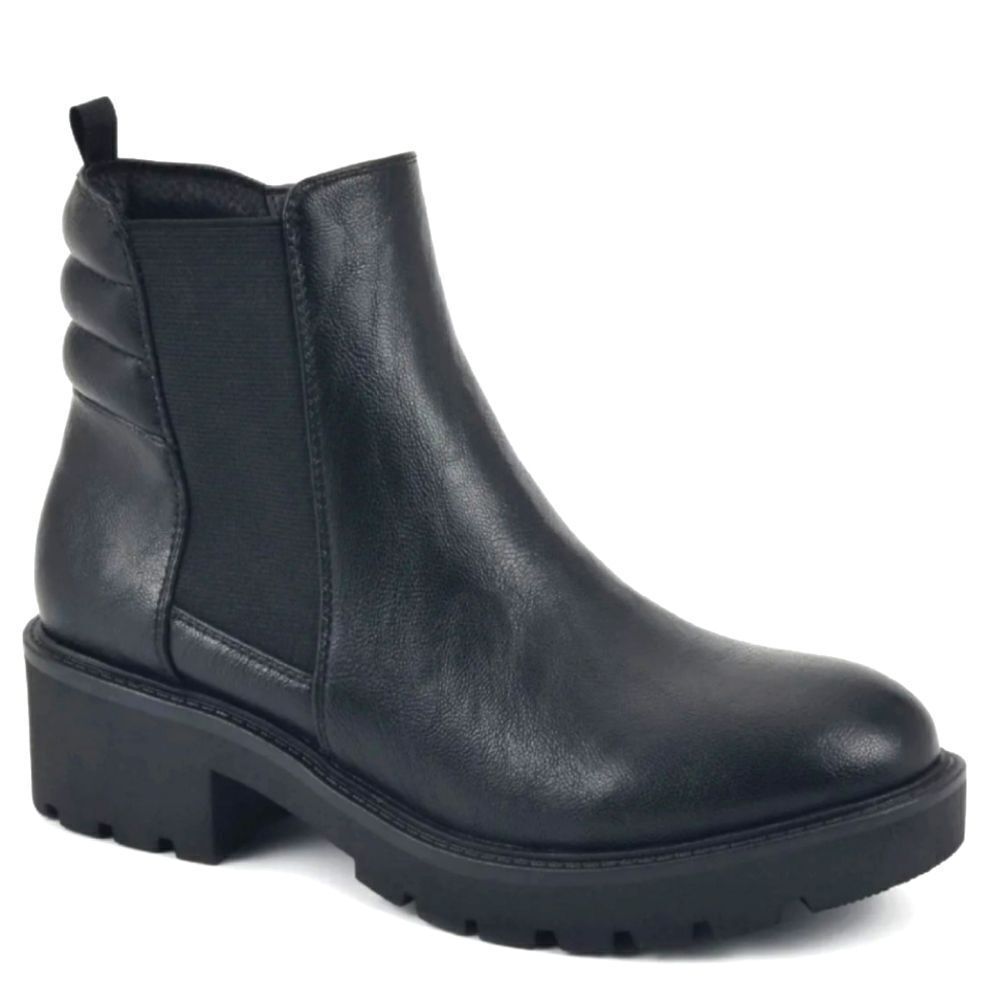 Ladies White mountain black ankle Booties sz 9.5